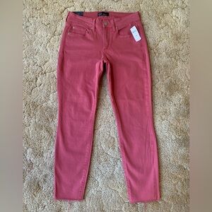 NWT GAP DENIM CURVY LEGGING ANKLE MID-RISE STRETCH JEANS IN WILD ROSE SIZE 29R